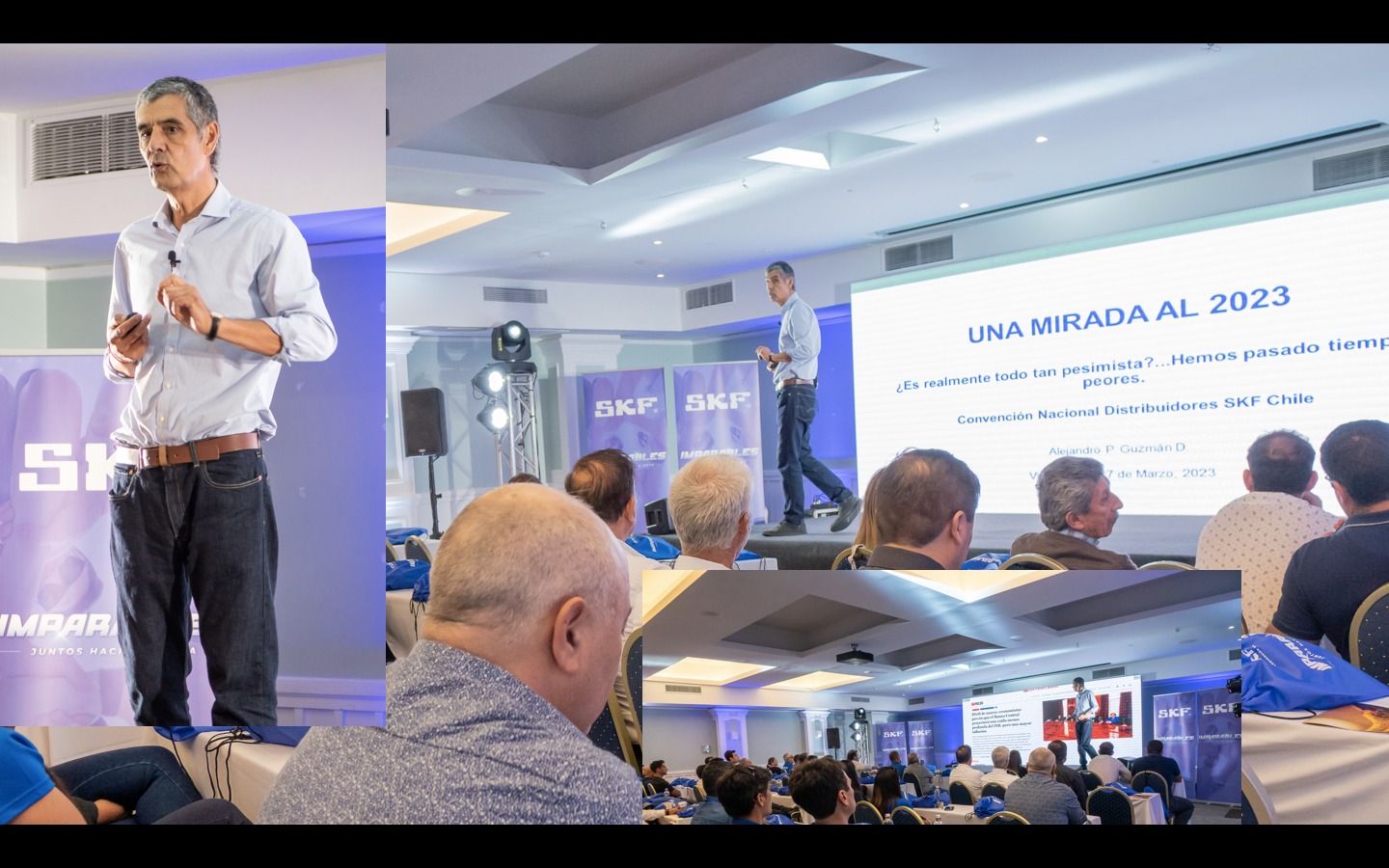 Alejandro Guzmán dando charla corporativa